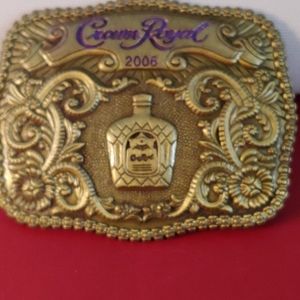 Crown Royal belt buckle